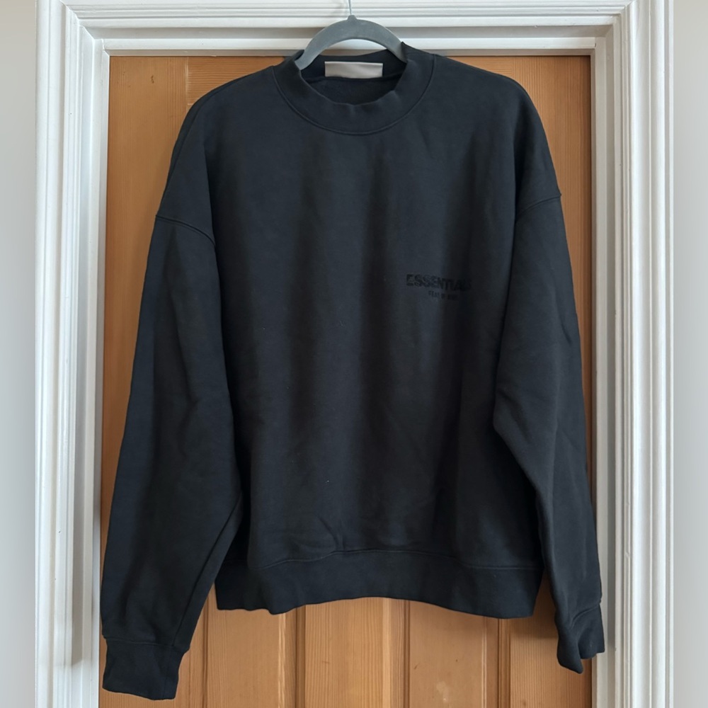 Essentials Black Men's Sweater - image 1